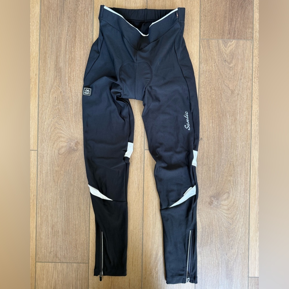 Women Santic Black Cycling Pants
